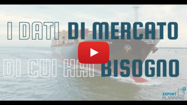 Analisi di mercato con i dati ExportPlanning